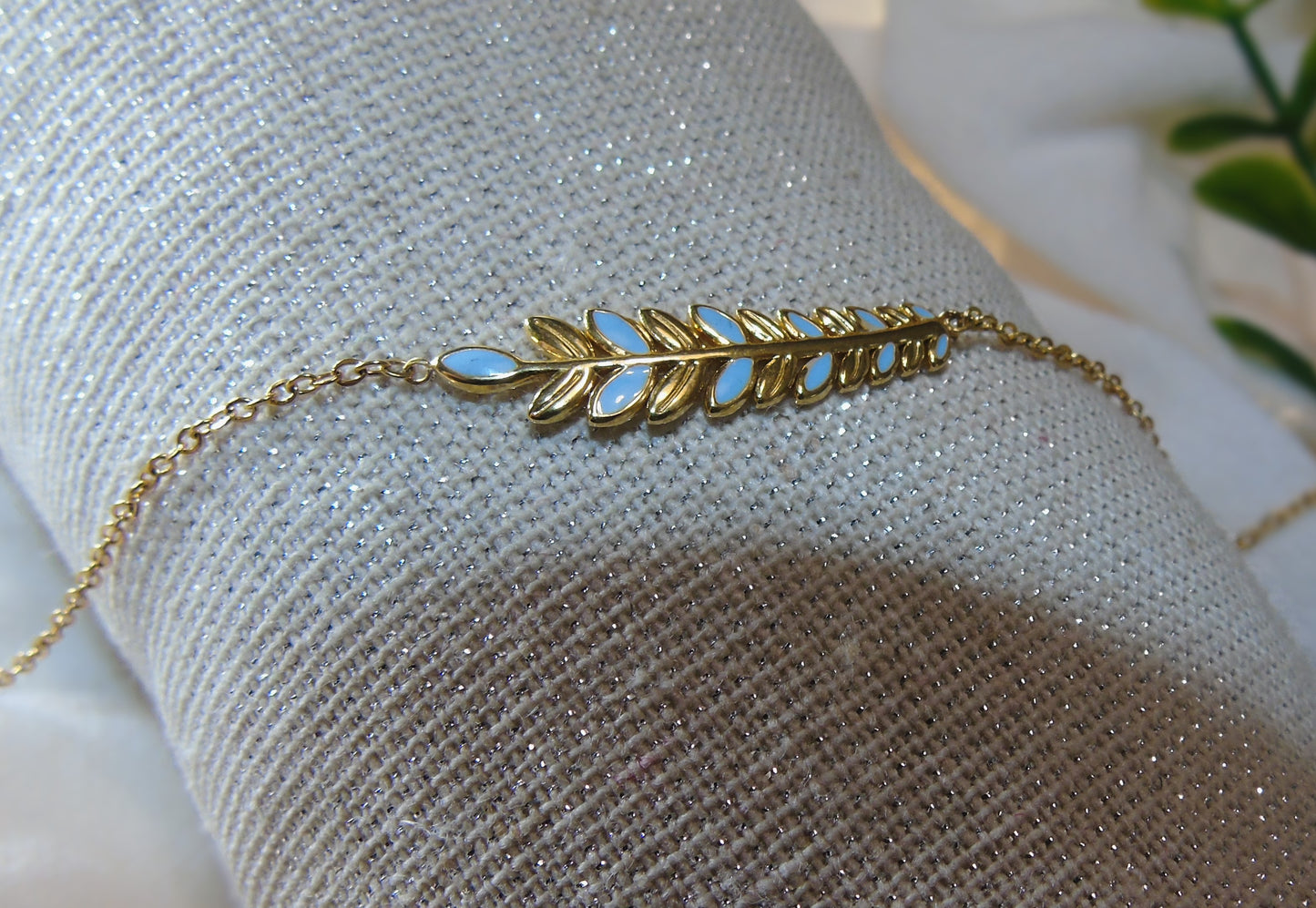 Bracelet Feuille d'Or