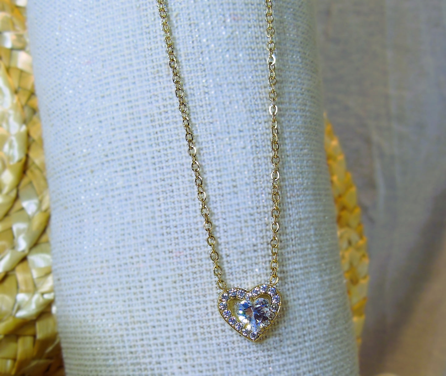 Collier Cœur Scintillant