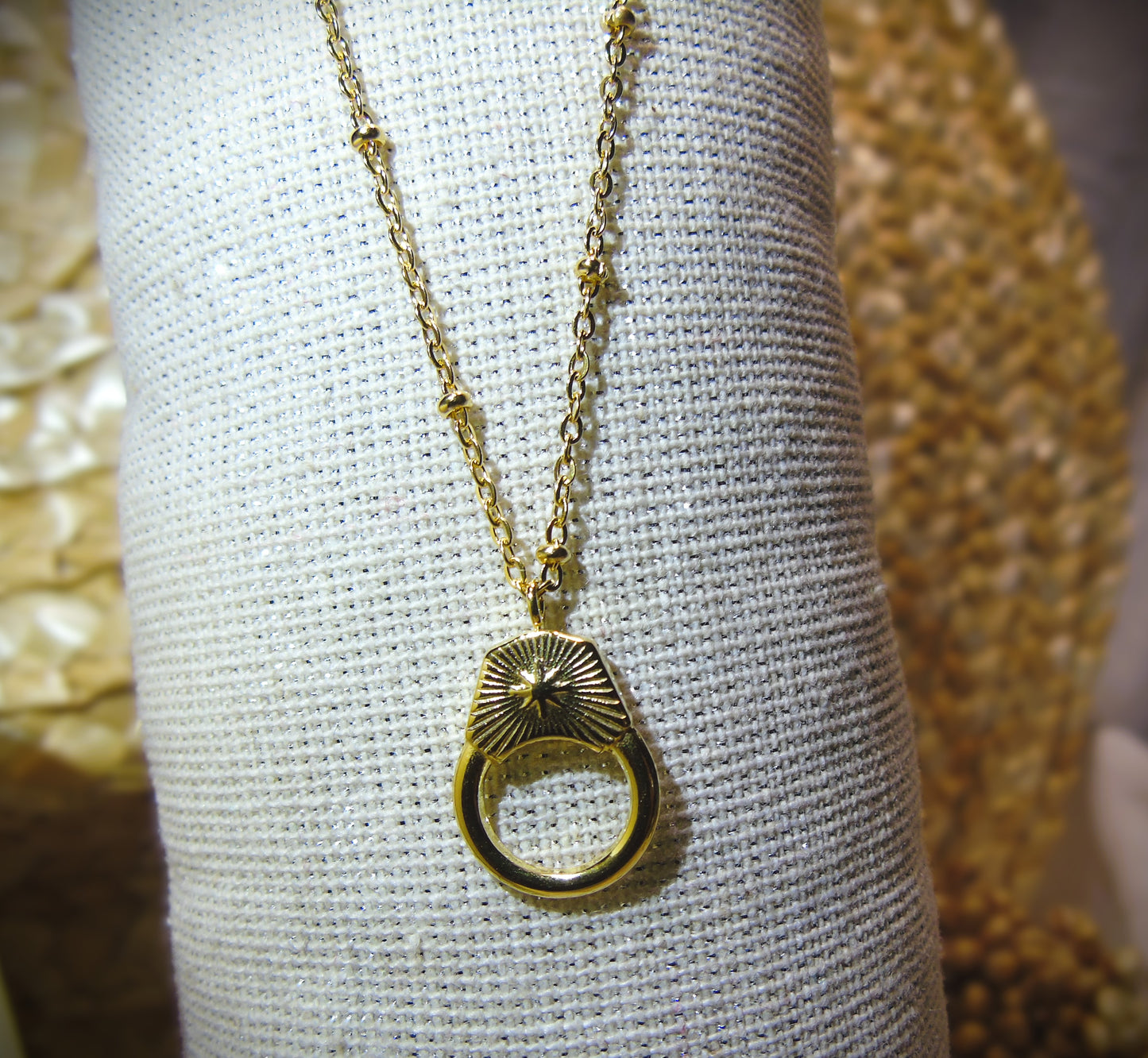 Collier Anneau Solaire