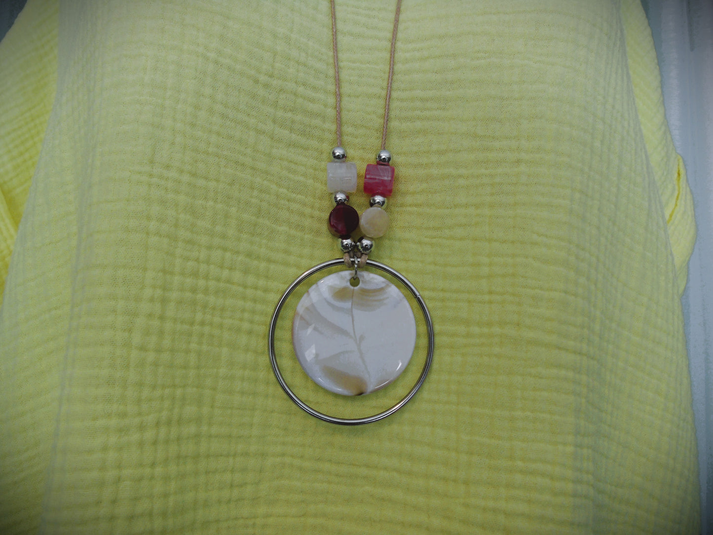 Haut Femme en Coton Gaufré - Jaune