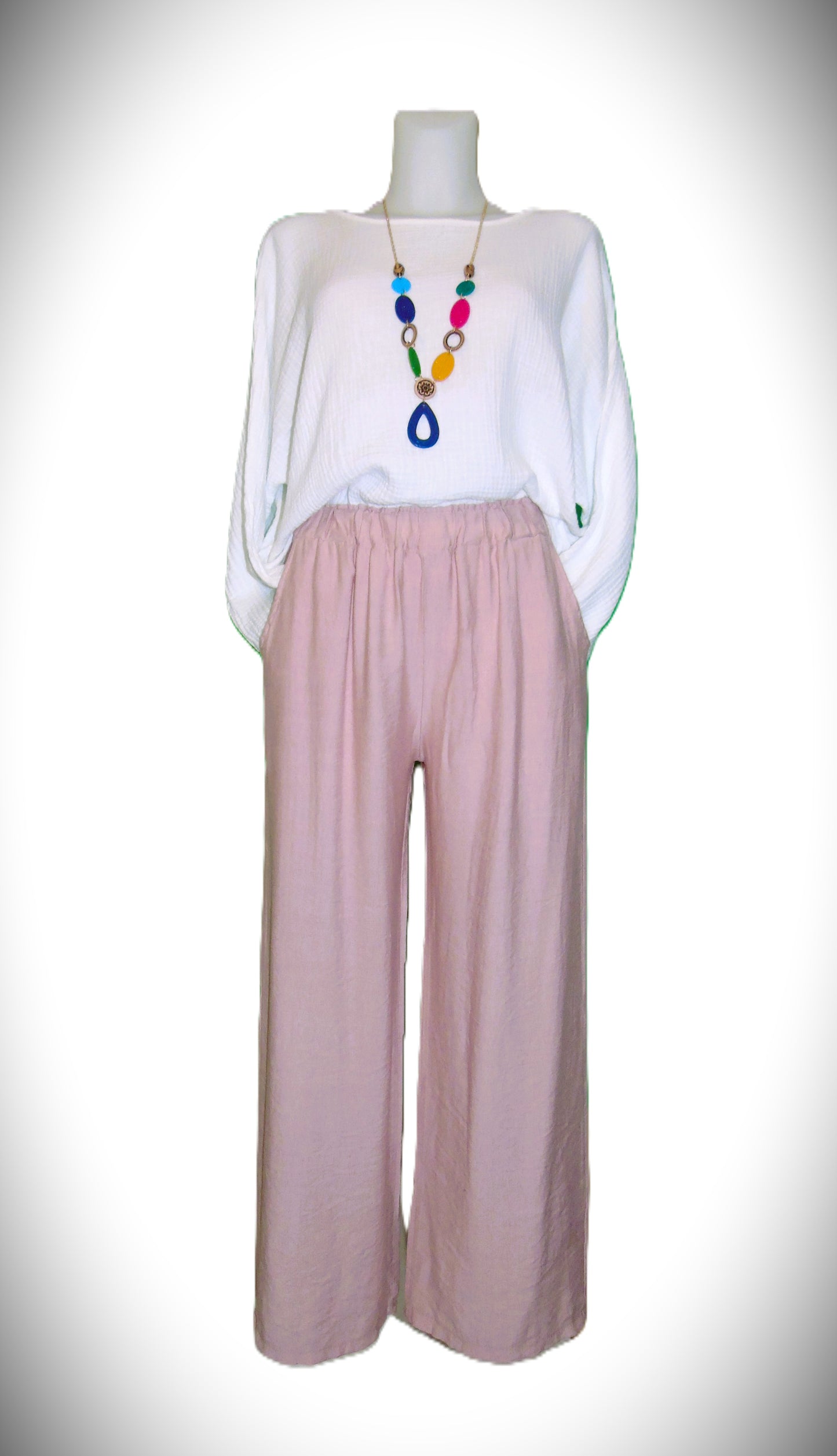 Pantalon Fluide - Rose