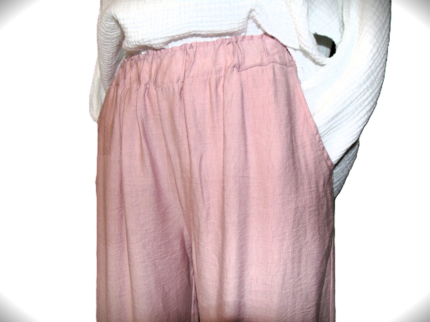 Pantalon Fluide - Rose