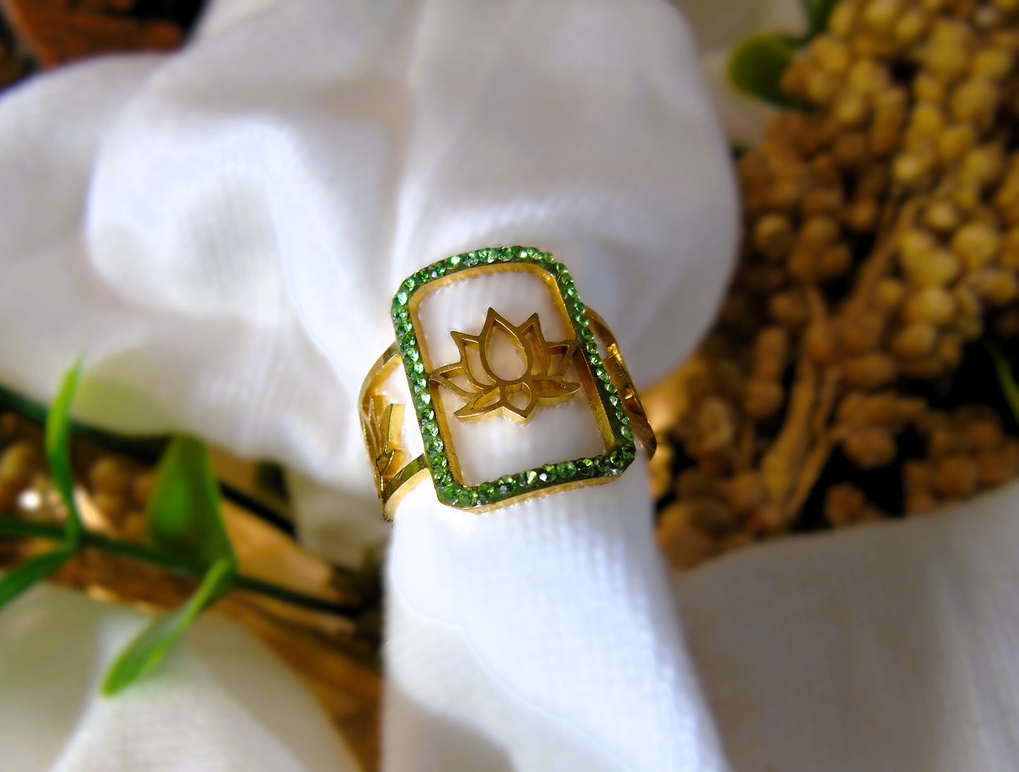 Bague Lotus Harmonie