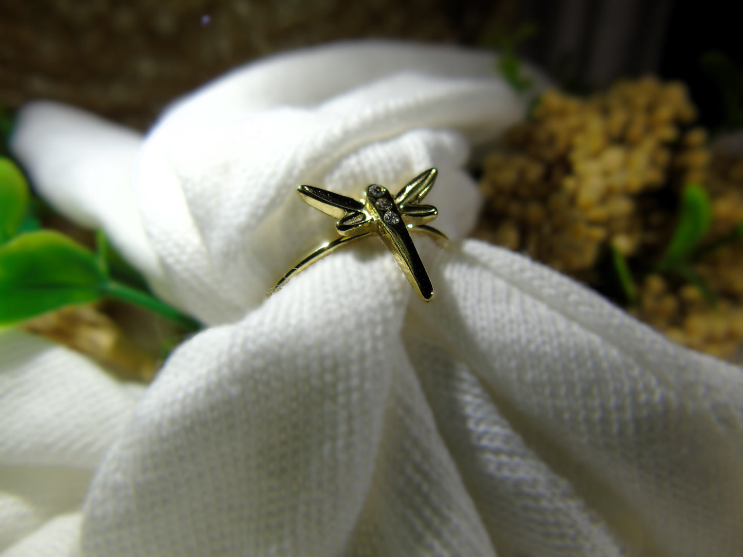 Bague Libellule Éclatante