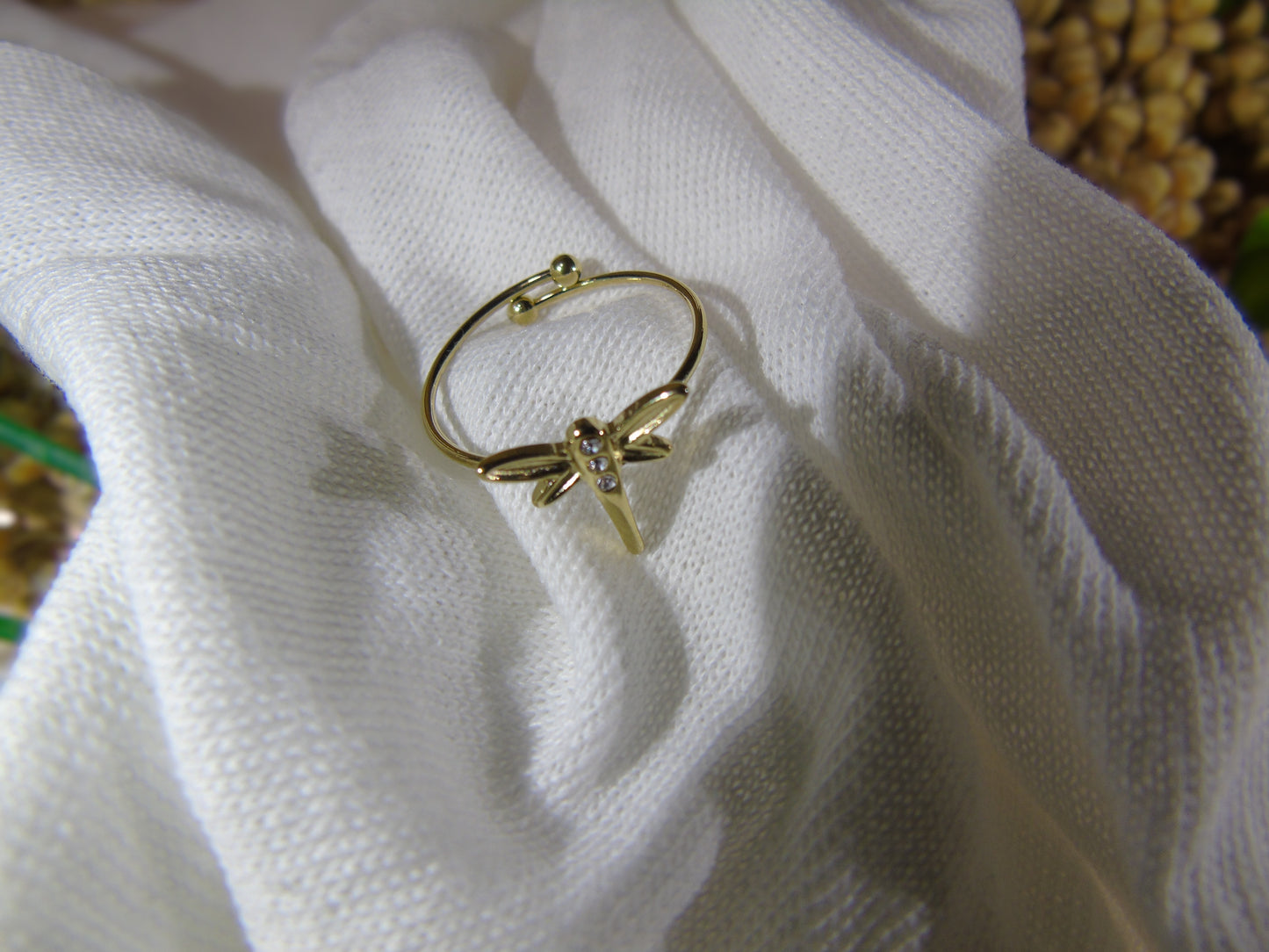 Bague Libellule Éclatante