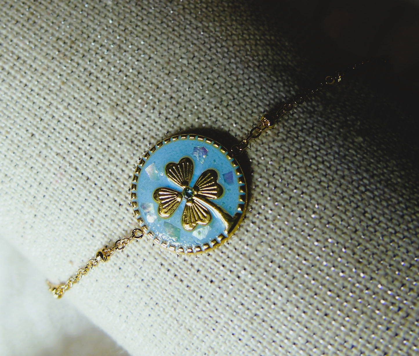Bracelet Trèfle d’Opaline