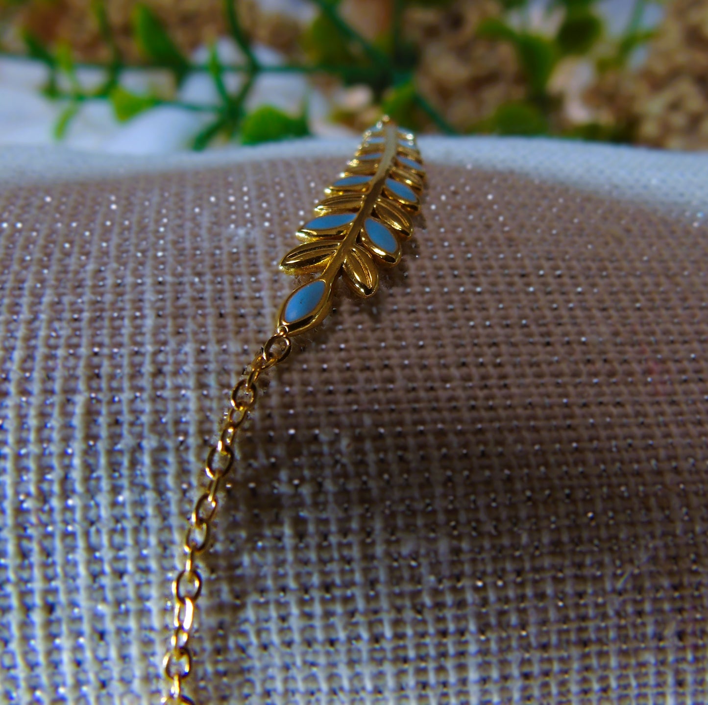 Bracelet Feuille d'Or