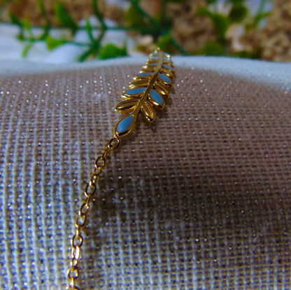 Bracelet Feuille d'Or