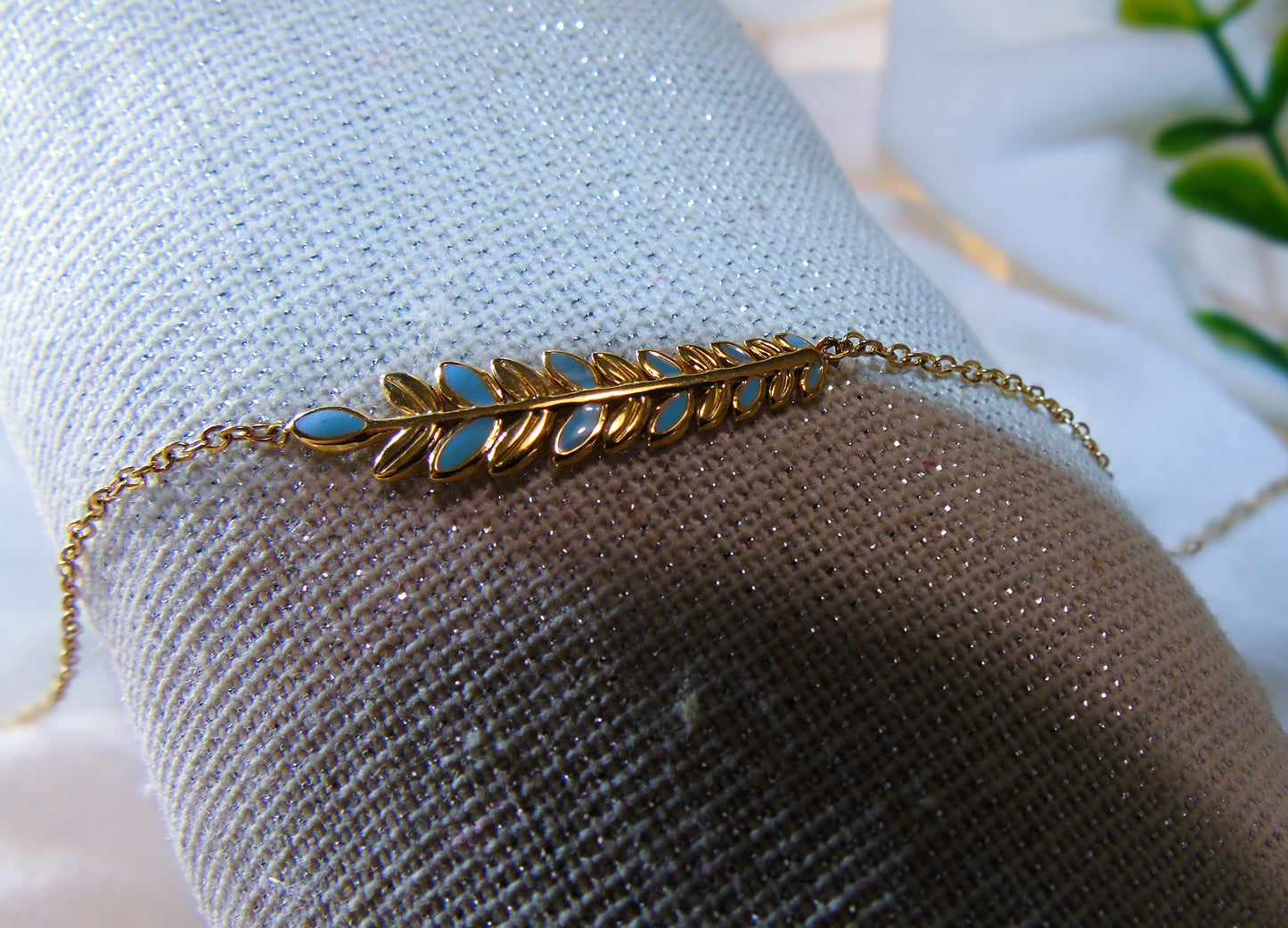 Bracelet Feuille d'Or