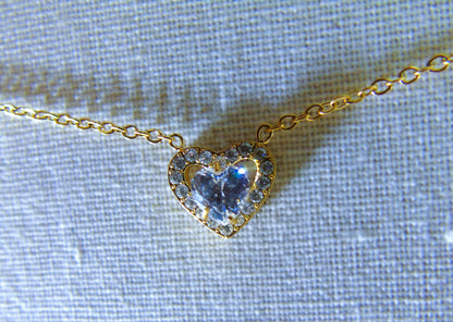 Collier Cœur Scintillant