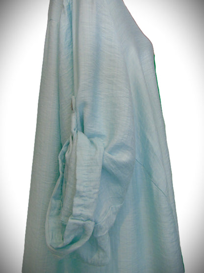 Chemise Vert d'eau Épurée