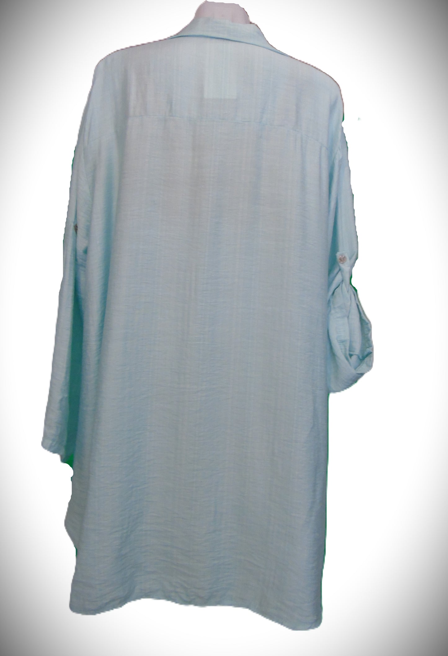 Chemise Vert d'eau Épurée
