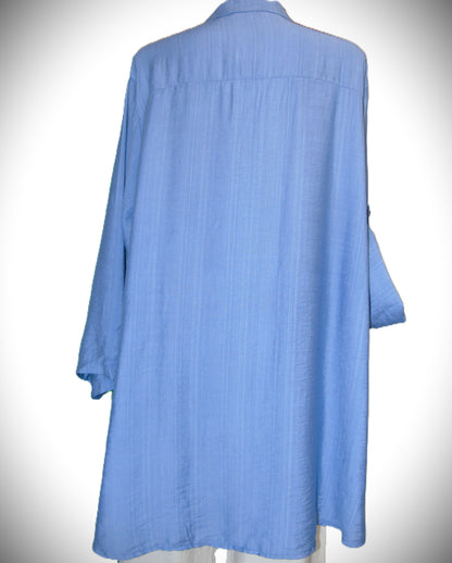 Chemise Bleu Jeans Épurée