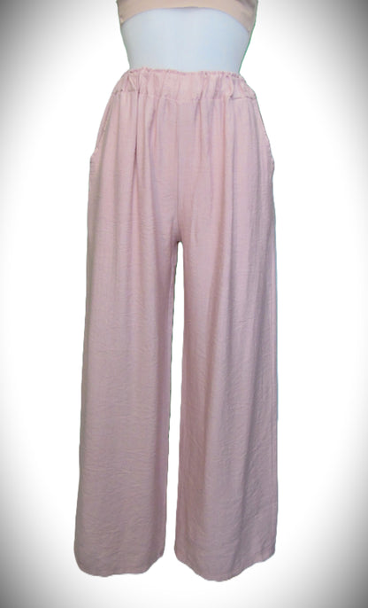 Pantalon Fluide - Rose