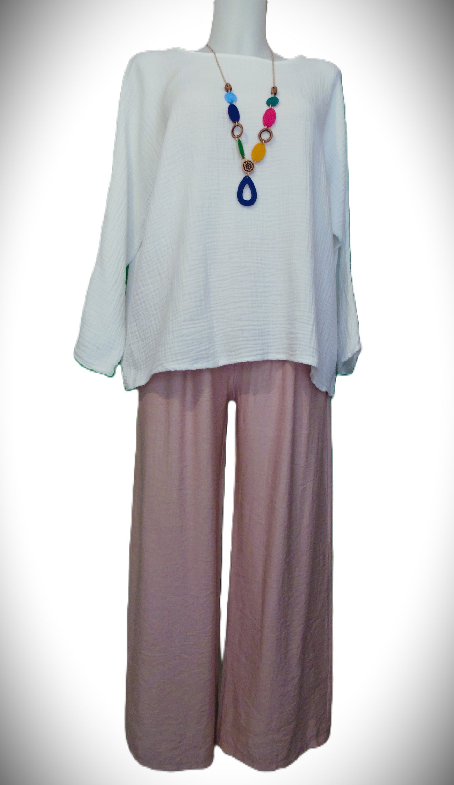 Pantalon Fluide - Rose