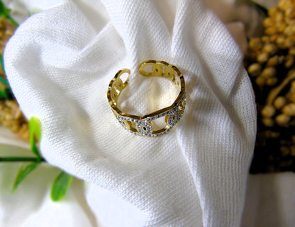 Bague Élégance Entrelacée