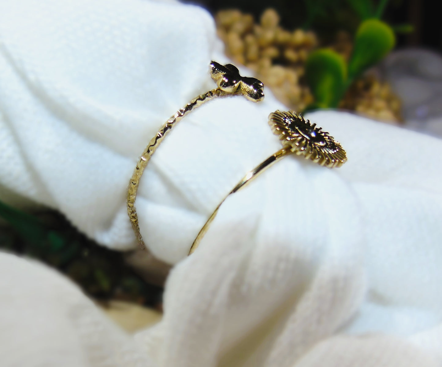 Bague Duo Soleil & Fleur
