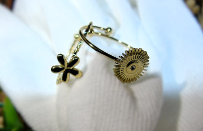 Bague Duo Soleil & Fleur